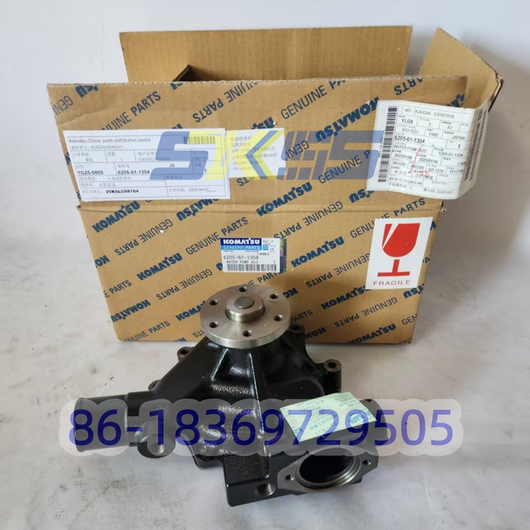 6205-61-1300 6205-61-1304 Подлинный водный насос ASS'Y для PC130-7